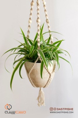 آویز گل بافتنی زیبا