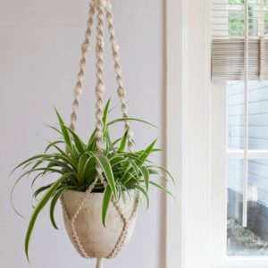 آویز گل بافتنی زیبا