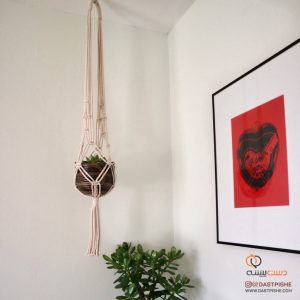 آویز گل بافتنی