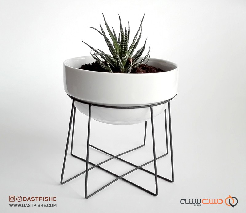 پایه فلزی گلدان مدل لیدیا