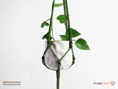 آویز مکرومه رنگی شماره 32