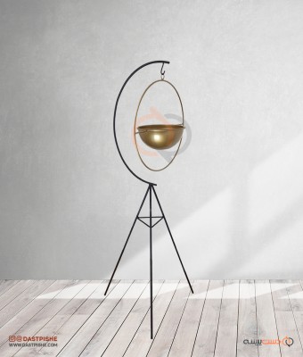 آویز و پایه فلزی گلدان مدل آرمون