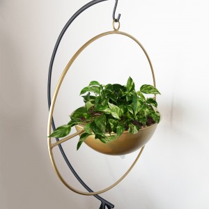 آویز و پایه فلزی گلدان مدل آرمون